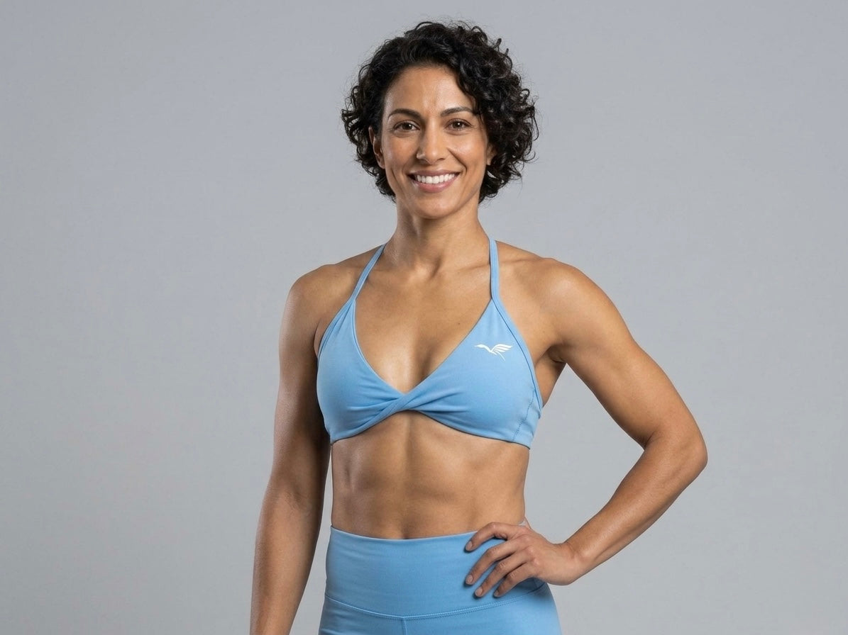 Aura Twist Halter Bra